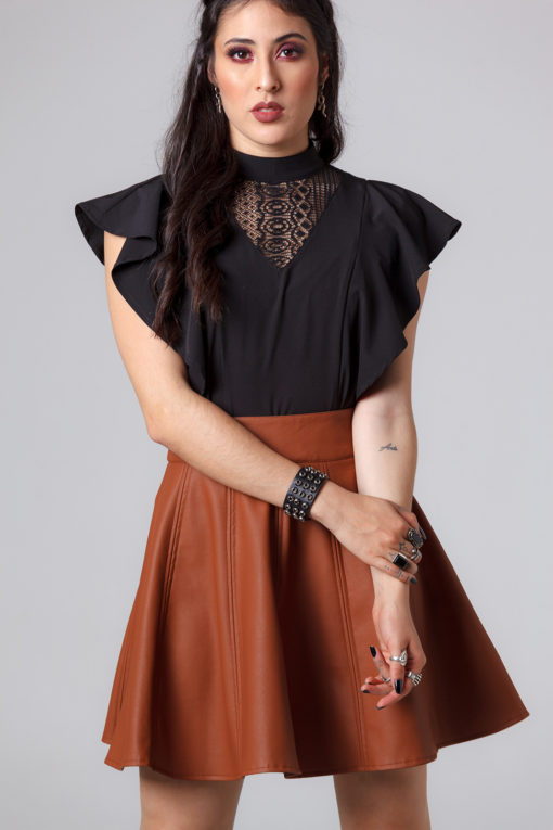 Camisa manga Bolero y Encaje<br>People are Strange