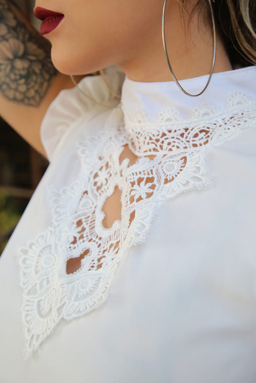 Vestido chifón hueso<br>  - Imagen 2