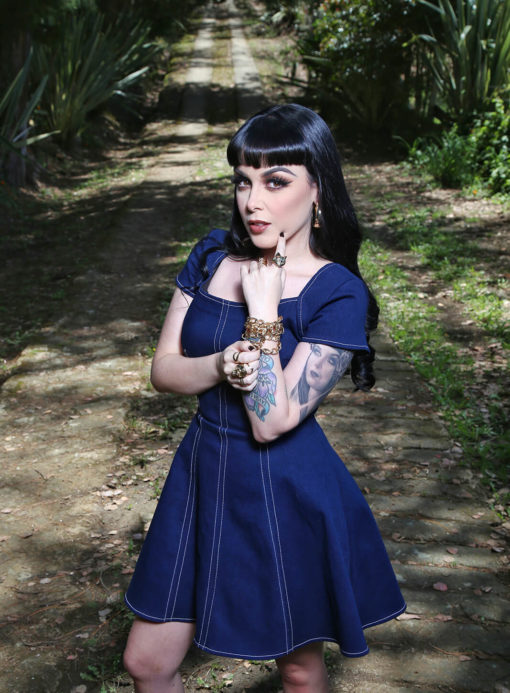 Vestido en denim Blue jeans<br> Dark Paradise<br> - Imagen 5