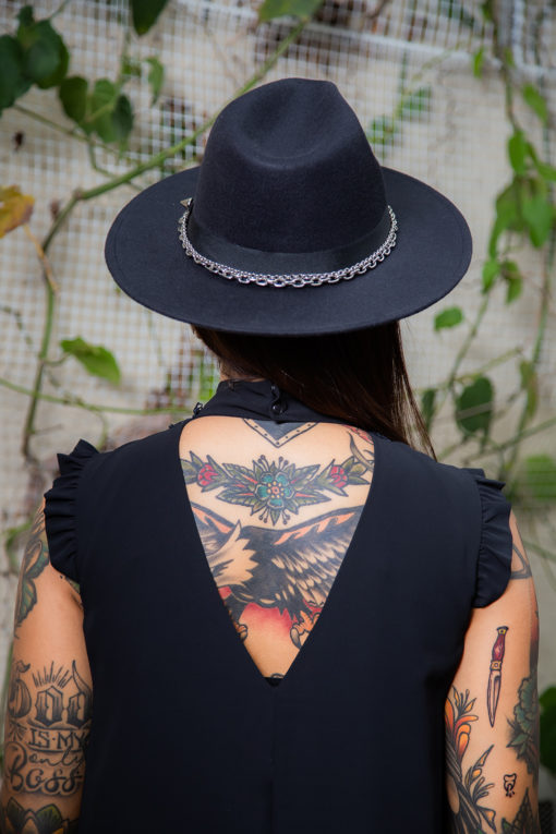 Vestido chifón negro<br>  - Imagen 3