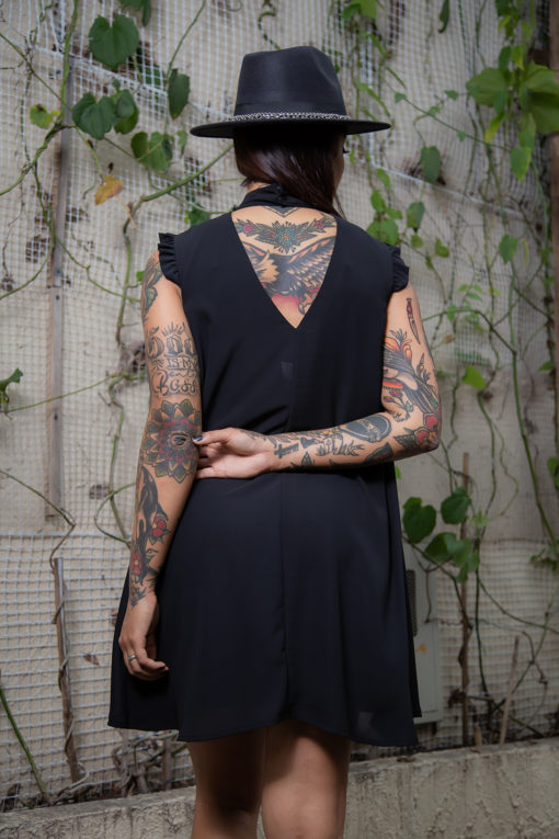Vestido chifón negro<br>  - Imagen 4