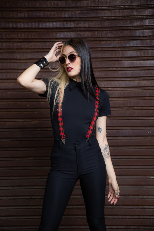 Tirantas cuadros rojos<br>  - Imagen 2