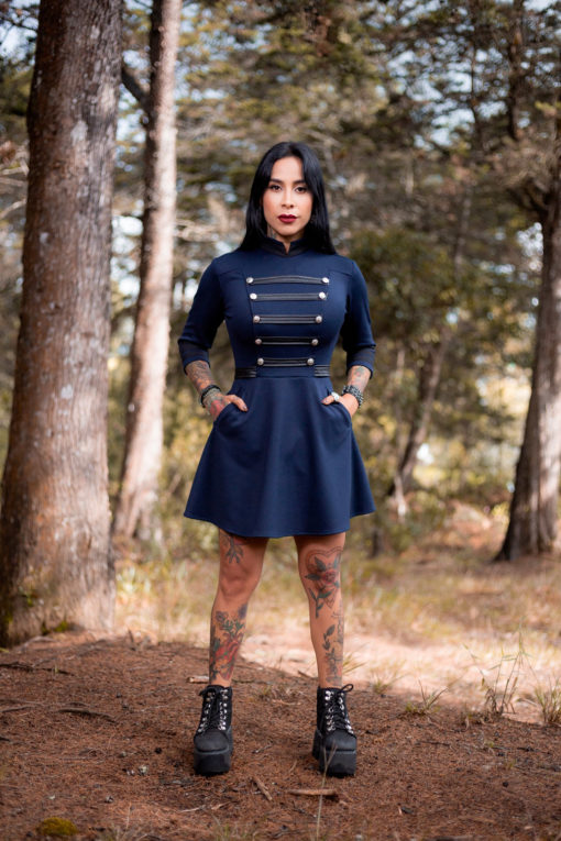 Vestido azul<br> Michael Jackson