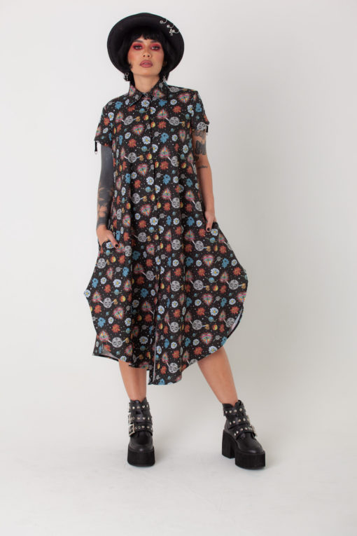 Vestido largo estampado - Young Lust - Imagen 3