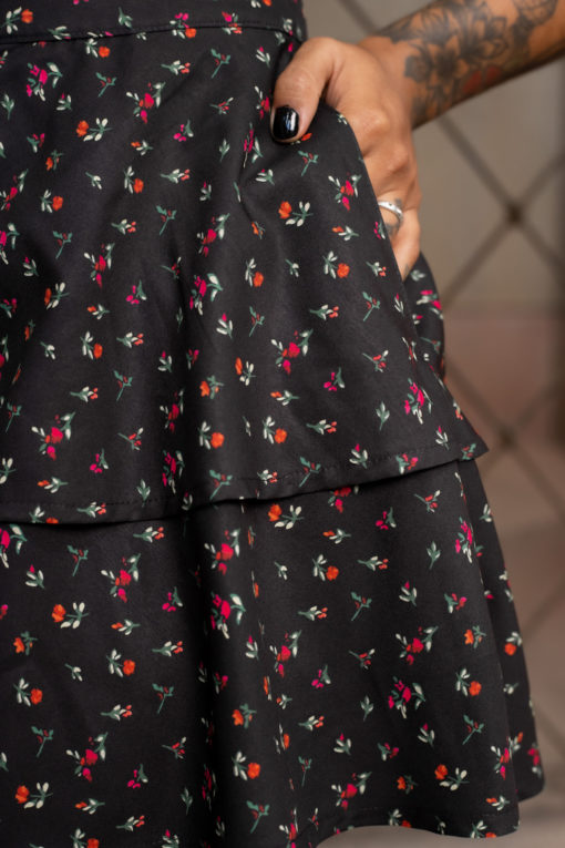 Falda dos capas Black - Imagen 4