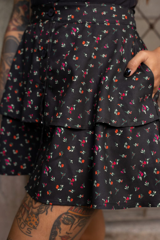 Falda dos capas Black - Imagen 3