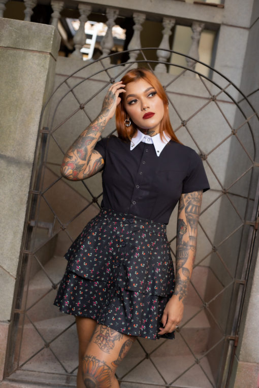 Falda dos capas Black - Imagen 2