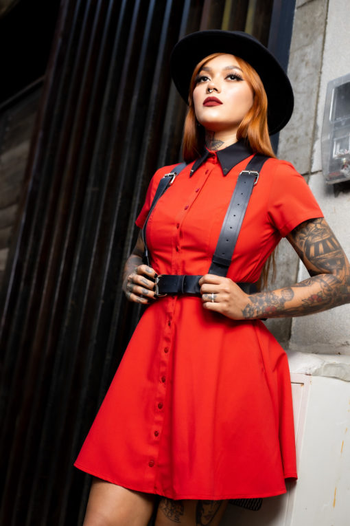 Vestido Coma red - Imagen 4