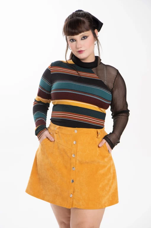 Croptop cuello tortuga Polly - Nirvana - Imagen 2