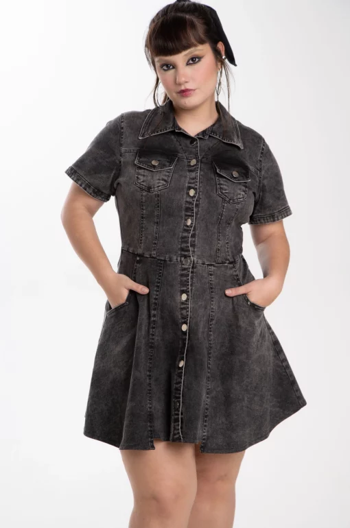 Vestido denim Lithium - Nirvana - Imagen 6