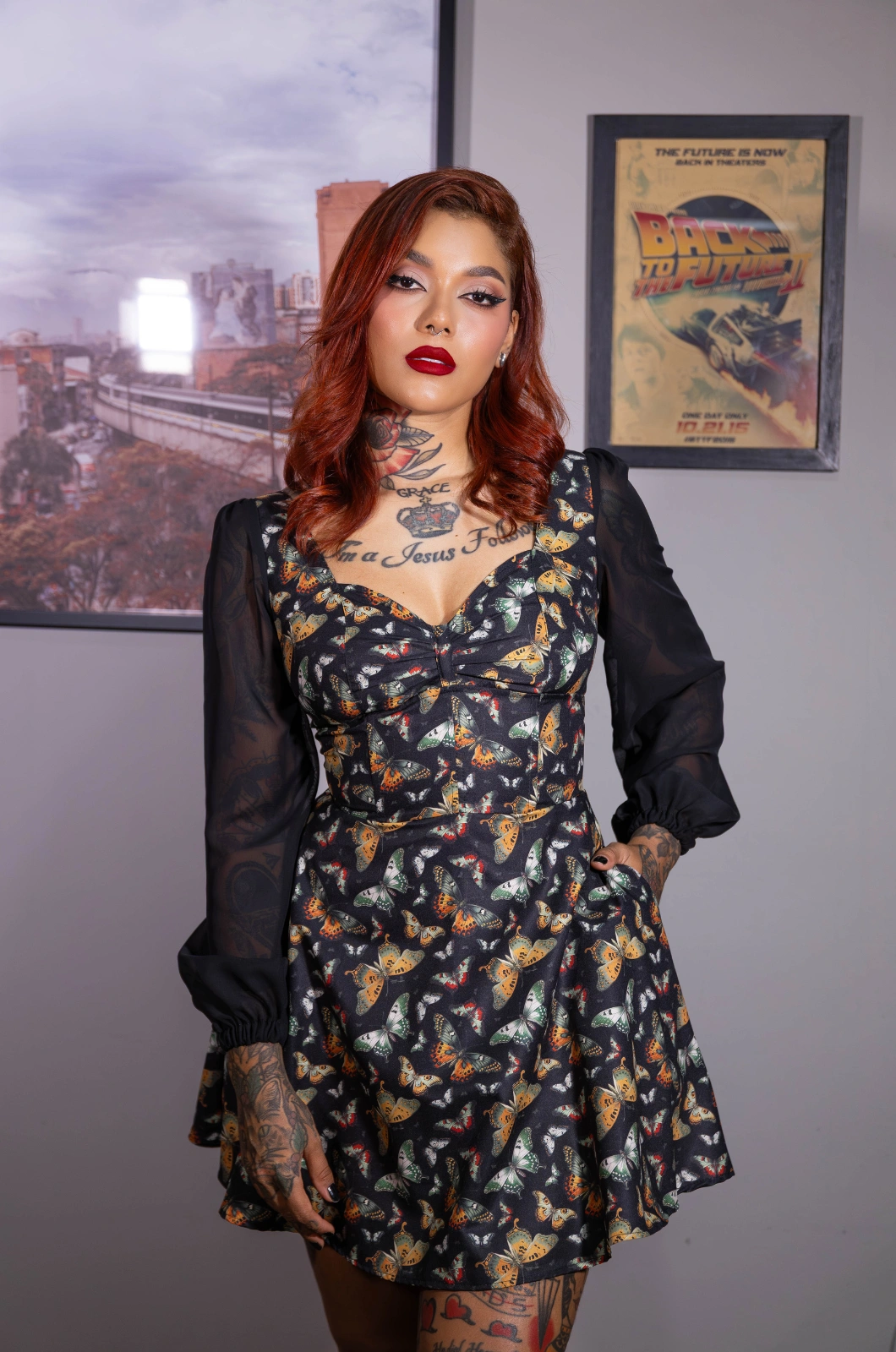 Vestido escote corazón Rock and Roll