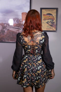 Alternative view of Vestido escote corazón Rock and Roll