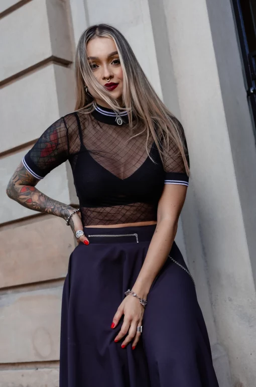 Falda negra punta Under the bridge - Imagen 5