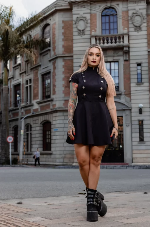 Vestido negro Beat It