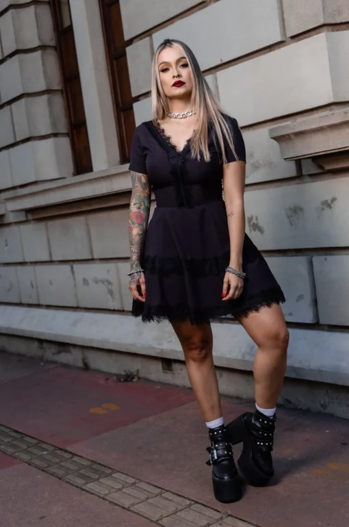 Vestido negro Like a prayer - Imagen 7