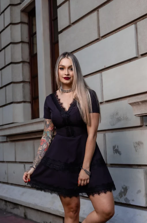 Vestido negro Like a prayer - Imagen 6