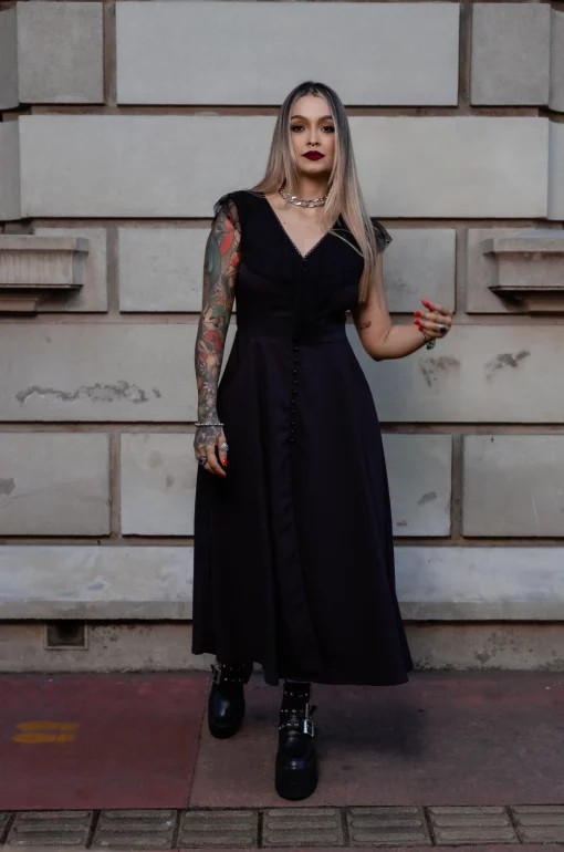 Vestido Largo Carmen - Dark paradise