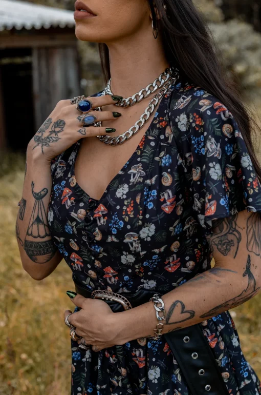 Pulsera Boho cadena gruesa acero