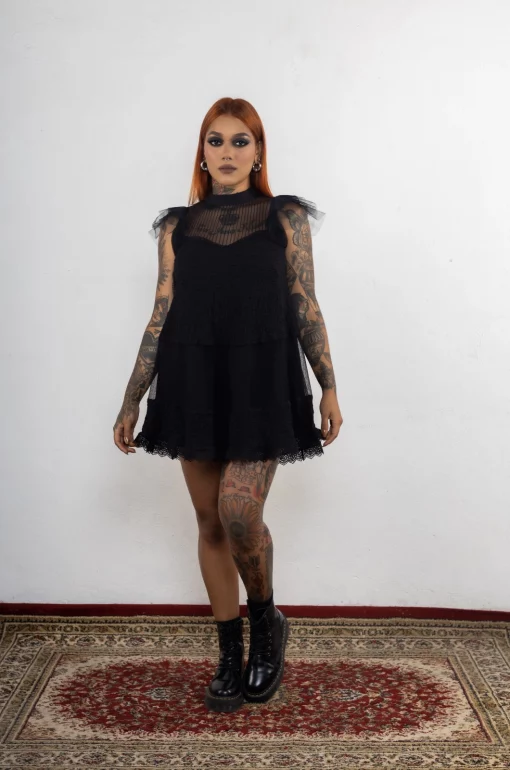 Vestido negro Little Wing - Imagen 5