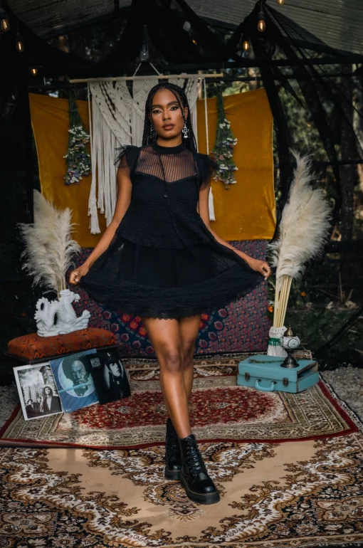 Vestido negro Little Wing
