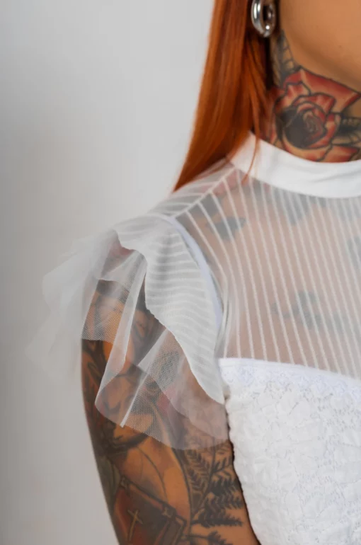 Vestido blanco hueso Hey Joe - Imagen 3