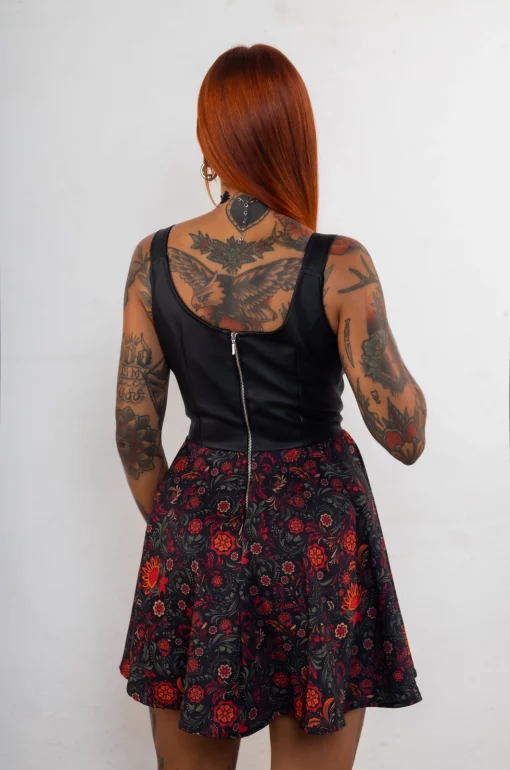 Vestido cuerina Cross Town Traffic - Imagen 2