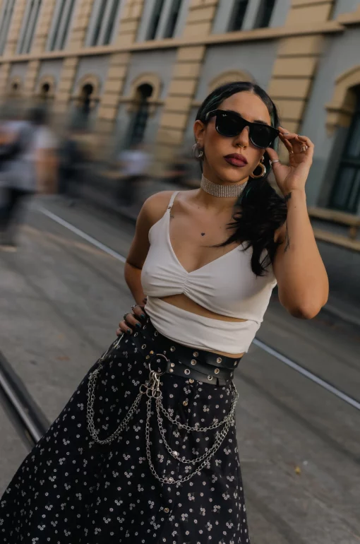 Falda Larga Zoom - Corazón Delator - Imagen 2