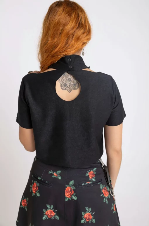 Croptop bordado Parte del aire - Imagen 2