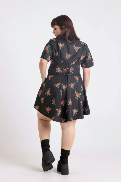 Vestido amplio rosas 11 y 6 - Imagen 5