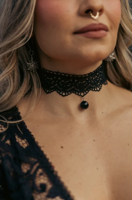 Choker Black Pearl