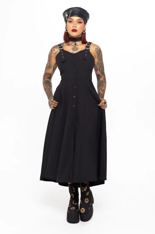 Vestido negro Té para tres