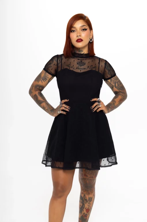 Vestido tul elegante Lake of fire - Imagen 8