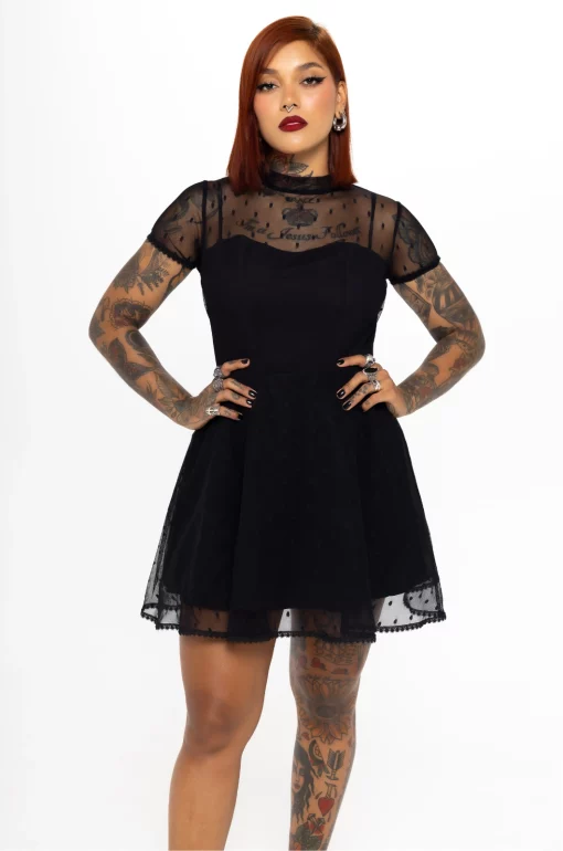 Vestido tul elegante Lake of fire - Imagen 6