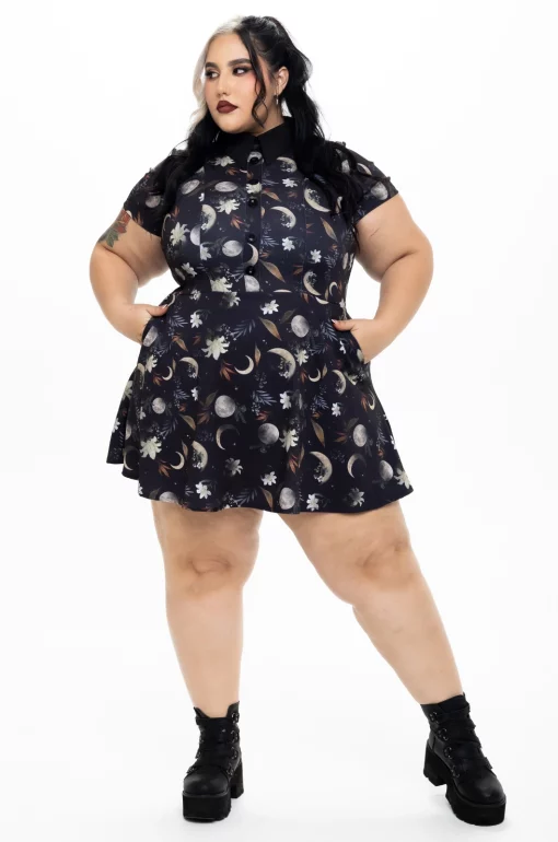 Vestido cuello negro Cable a Tierra - Imagen 9