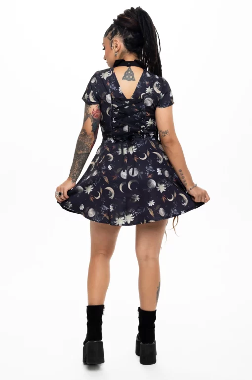 Vestido cuello negro Cable a Tierra - Imagen 5