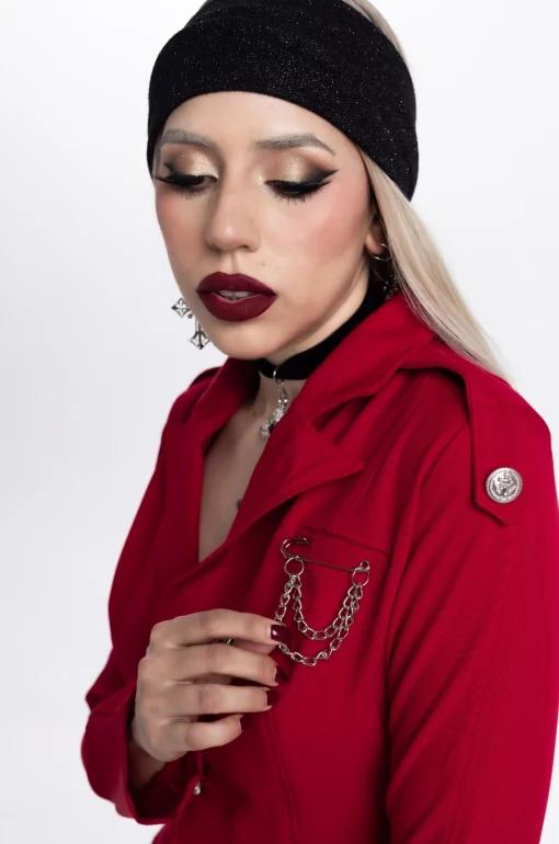 Vestido rojo Shalow - Bad Romance - Imagen 7