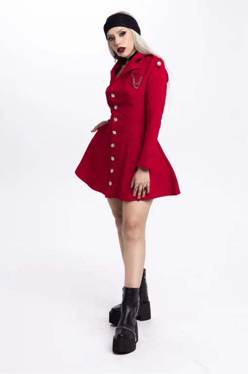 Vestido rojo Shalow - Bad Romance