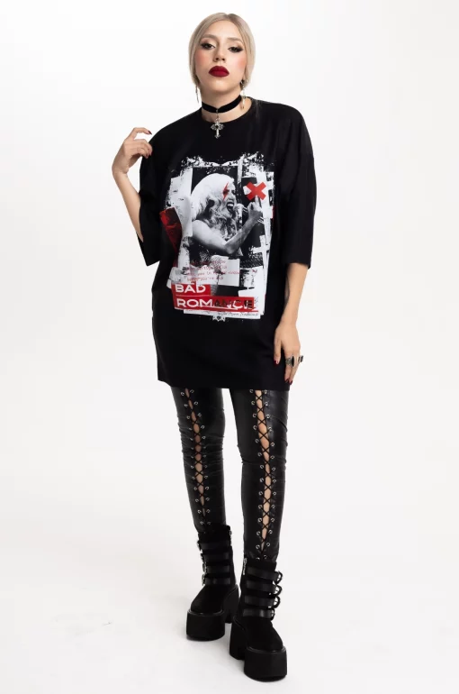 Pantalon cuerina con ojaletes Disease - Bad Romance - Imagen 5