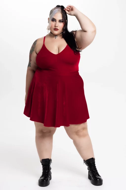 Vestido velvetin Die With a Smile - Bad Romance - Imagen 2