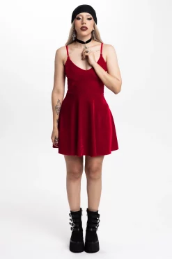 Vestido velvetin Die With a Smile - Bad Romance