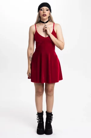 Vestido velvetin Die With a Smile - Bad Romance