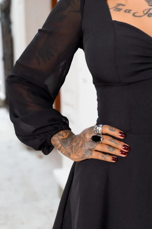 Vestido Rock'n roll Black - Imagen 5