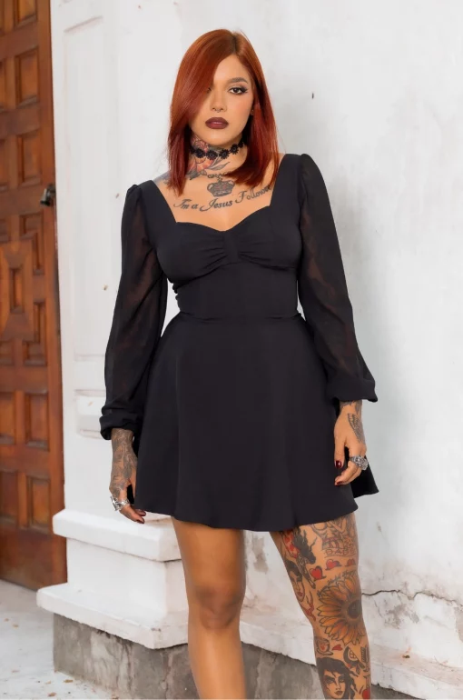 Vestido Rock'n roll Black