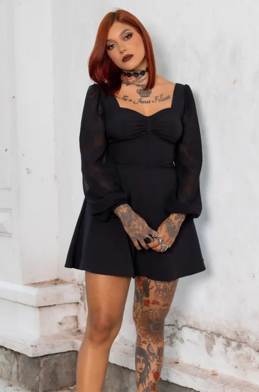 Vestido Rock'n roll Black - Imagen 4
