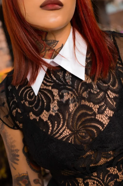 Croptop blonda arabesques - Imagen 6