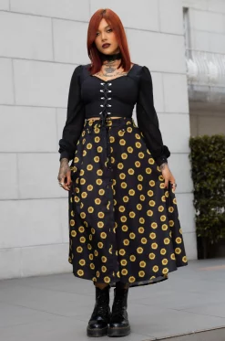Falda Midi Sunflower