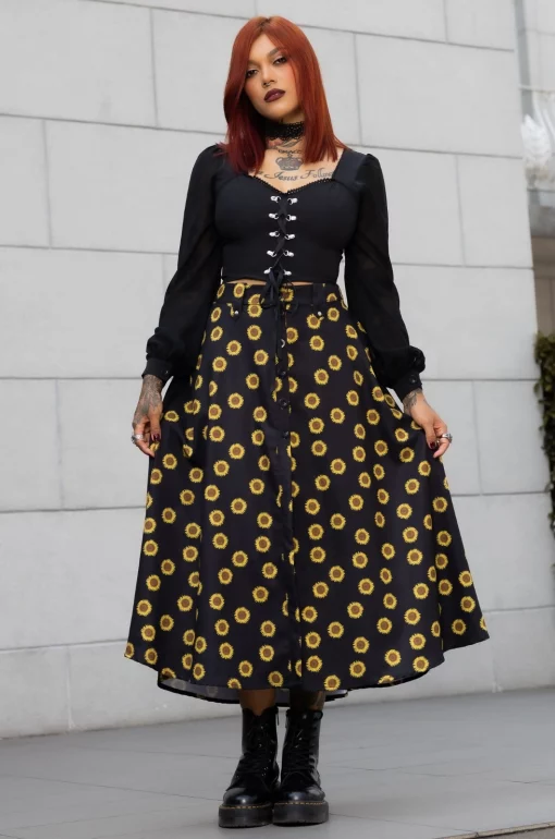 Falda Midi Sunflower - Imagen 7
