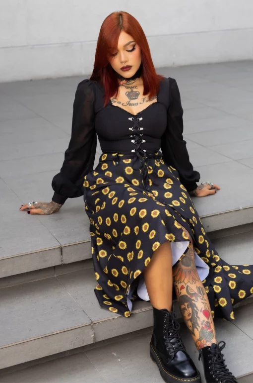 Falda Midi Sunflower - Imagen 5