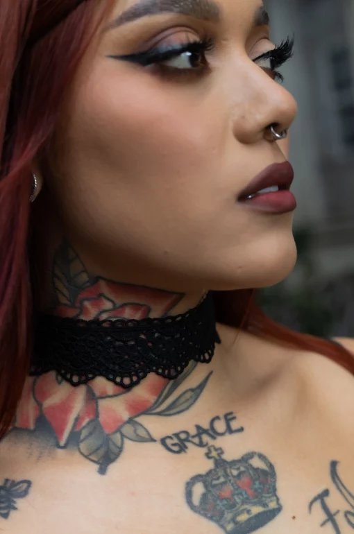 Choker Lace Black - Imagen 2