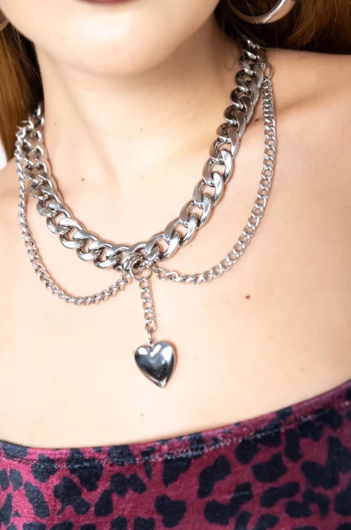 Collar Silver Heart